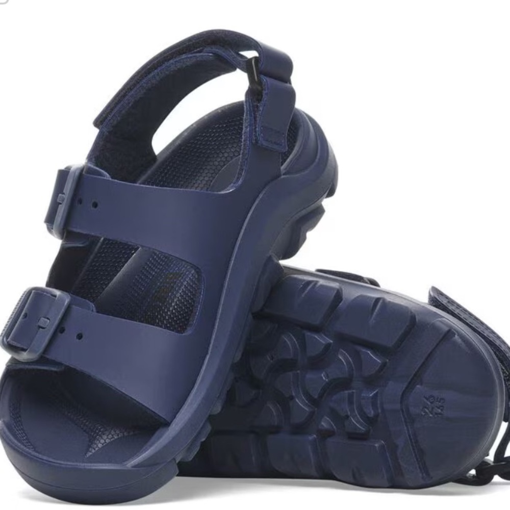 Birkenstock Kids Mogami HL Birko-Flor - Icy Navy - size 7-7.5 US
